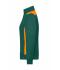 Dames Ladies' Workwear Sweat Jacket - COLOR - Dongergroen/oranje 8543
