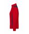 Dames Ladies' Workwear Sweat Jacket - COLOR - Rood/navy 8543