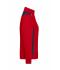 Dames Ladies' Workwear Sweat Jacket - COLOR - Rood/navy 8543