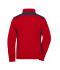 Dames Ladies' Workwear Sweat Jacket - COLOR - Rood/navy 8543