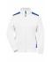 Ladies Ladies' Workwear Sweat Jacket - COLOR - White/royal 8543