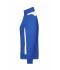 Dames Ladies' Workwear Sweat Jacket - COLOR - Royal/wit 8543