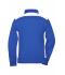 Dames Ladies' Workwear Sweat Jacket - COLOR - Royal/wit 8543