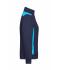 Femme Sweat-shirt veste workwear femme - COLOR - Marine/turquoise 8543