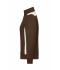 Femme Sweat-shirt veste workwear femme - COLOR - Marron/pierre 8543