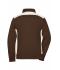 Femme Sweat-shirt veste workwear femme - COLOR - Marron/pierre 8543