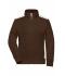 Femme Sweat-shirt veste workwear femme - COLOR - Marron/pierre 8543