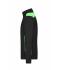 Men Men's Workwear Sweat Jacket - COLOR - Black/lime-green 8544