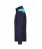 Herren Men's Workwear Sweat Jacket - COLOR - Navy/turquoise 8544