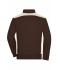 Herren Men's Workwear Sweat Jacket - COLOR - Brown/stone 8544