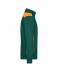 Herren Men's Workwear Sweat Jacket - COLOR - Dark-green/orange 8544