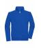 Herren Men's Workwear Sweat Jacket - COLOR - Royal/white 8544