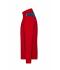 Unisexe Sweat-shirt veste workwear - COLOR - Rouge/marine 8544