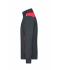 Homme Sweat-shirt veste workwear homme - COLOR - Carbone/rouge 8544