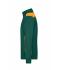 Homme Sweat-shirt veste workwear homme - COLOR - Vert-foncé/orange 8544
