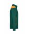 Homme Sweat-shirt veste workwear homme - COLOR - Vert-foncé/orange 8544