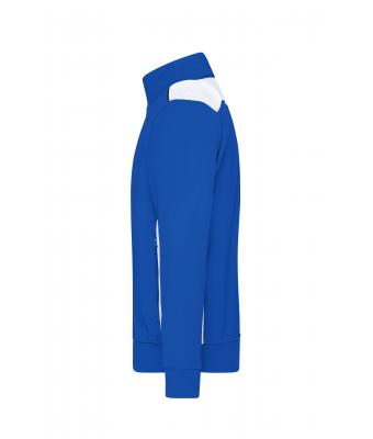 Unisex Workwear Sweat Jacket - COLOR - Royal/white 8544