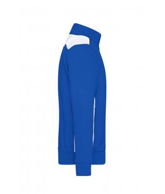 Unisex Workwear Sweat Jacket - COLOR - Royal/white 8544