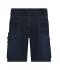 Unisex Workwear Stretch-Bermuda-Jeans Blue-denim 10523