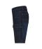 Unisex Workwear Stretch-Bermuda-Jeans Blauw-denim 10523
