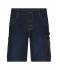 Unisex Workwear Stretch-Bermuda-Jeans Blue-denim 10523