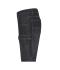 Unisex Workwear Stretch-Bermuda-Jeans Zwart-denim 10523