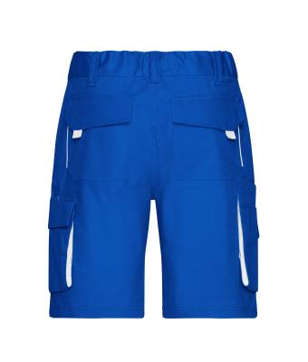Unisexe Bermuda workwear - COLOR - Royal/blanc 8545
