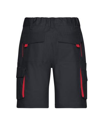 Unisex Workwear Bermudas - COLOR - Carbon/rood 8545