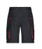 Unisex Workwear Bermudas - COLOR - Carbon/rood 8545