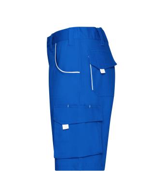 Unisex Workwear Bermudas - COLOR - Royal/wit 8545