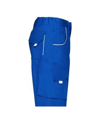 Unisex Workwear Bermudas - COLOR - Royal/wit 8545