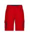 Unisex Workwear Bermudas - COLOR - Rood/navy 8545