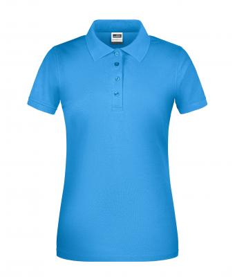 Damen Ladies' ORGANIC Workwear Polo   OCS Blended Aqua 8681