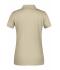 Damen Ladies' ORGANIC Workwear Polo   OCS Blended Stone 8681