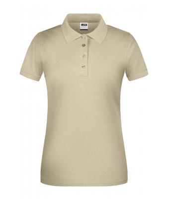 Damen Ladies' ORGANIC Workwear Polo   OCS Blended Stone 8681