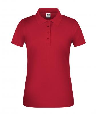 Damen Ladies' ORGANIC Workwear Polo   OCS Blended Red 8681