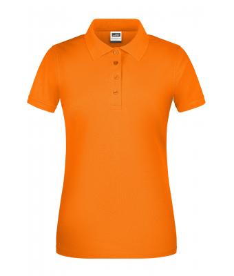 Femme Polo de travail BIO femme Orange 8681