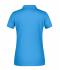 Femme Polo de travail BIO femmes   OCS Blended Aqua 8681