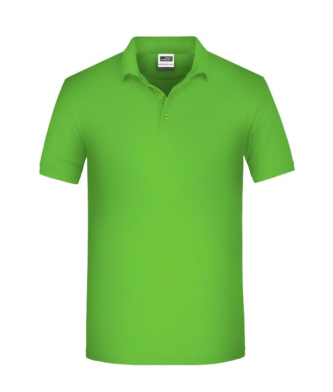 Homme Polo de travail hommes OCS Blended Vert-citron 8682
