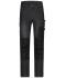 Unisex Workwear Stretch-Jeans Zwart-denim 8715
