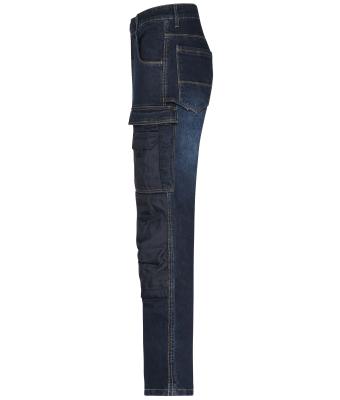 Unisex Workwear Stretch-Jeans Blauw-denim 8715