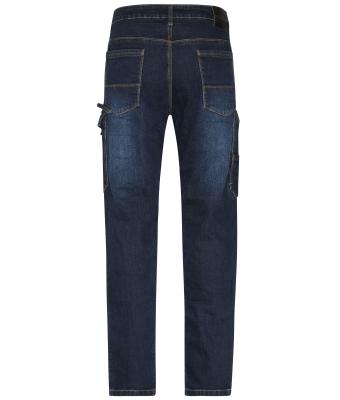 Unisex Workwear Stretch-Jeans Blauw-denim 8715