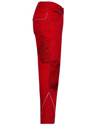 Unisexe Pantalon de Travail Rouge 8718