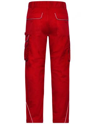 Unisexe Pantalon de Travail Rouge 8718
