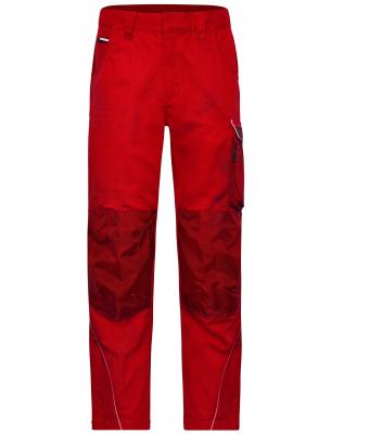 Unisexe Pantalon de Travail Rouge 8718