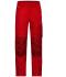 Unisexe Pantalon de Travail Rouge 8718