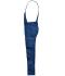 Unisex Workwear Pants with Bib - SOLID - Donkerroyal 8719