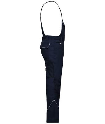 Unisex Workwear Pants with Bib - SOLID - Navy 8719