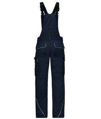 Unisex Workwear Pants with Bib - SOLID - Navy 8719
