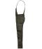 Unisex Workwear Pants with Bib - SOLID - Olijf 8719